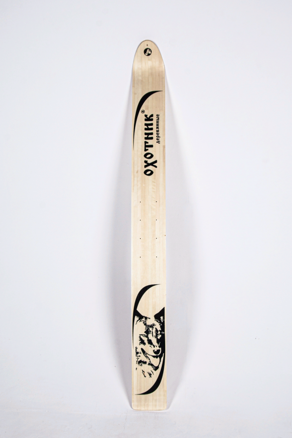 Лыжи ОХОТНИК, дерево, длина 155 см, ширина 150 мм