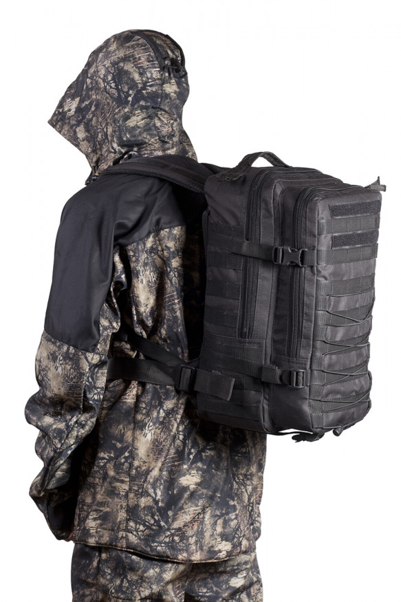 Рюкзак тактический Армада 1, 30 л, черный, ПВХ 600, ТАЙФ