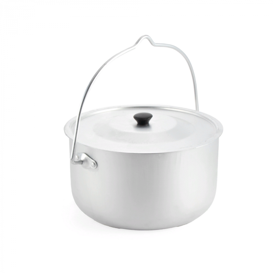 Котелок костровой СЛЕДОПЫТ цилиндрический 3 л, алюминий