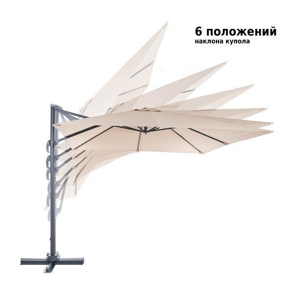 Зонт садовый 2003 светло-коричневый, Green Glade