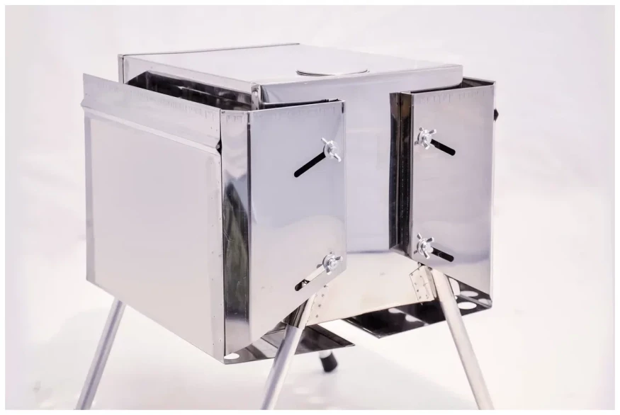 Печь походная Пошехонка малая с 3D экраном