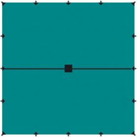 Tramp Тент 6 x 6 м (укрывной) зеленый цвет