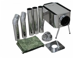 Печь походная Пошехонка малая с защитным кожухом