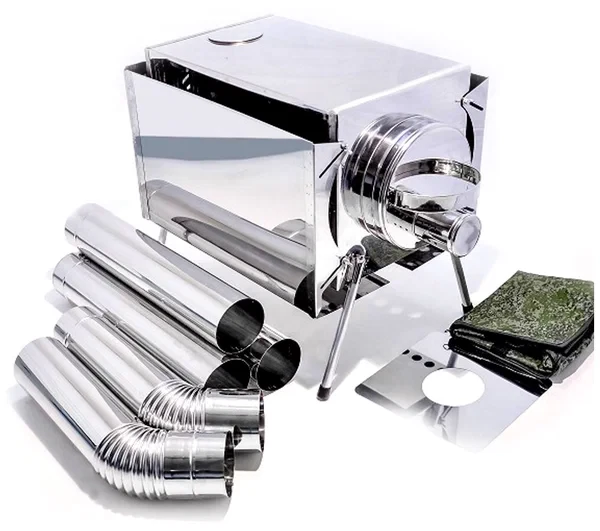 Печь походная Пошехонка средняя с 3D защитным экраном