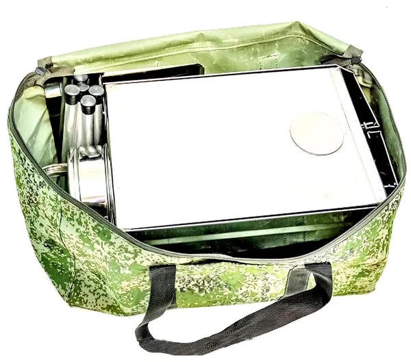 Печь походная Пошехонка средняя с 3D защитным экраном