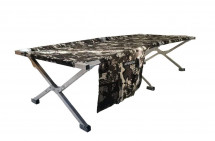 Раскладушка туристическая в чехле Армеец с органайзером, 1950х750х400 мм, труба алюминиевая 25х25 мм