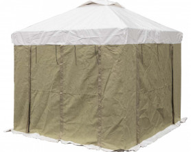 Палатка сварщика 2,5х2,5 м (ПВХ+брезент), каркас 18 мм