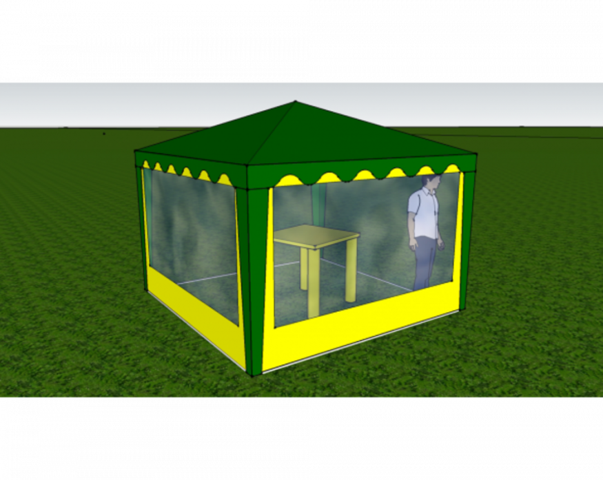 Стенка с окном 2,5Х2,0 (К БЕСЕДКЕ 2,5Х2,5 И 5,0Х2,5)