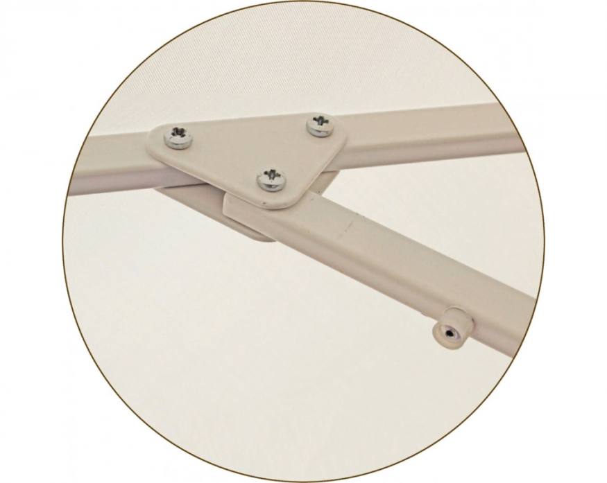 Зонт круглый (d=3 м, 8 спиц) алюминиевый, с воланом