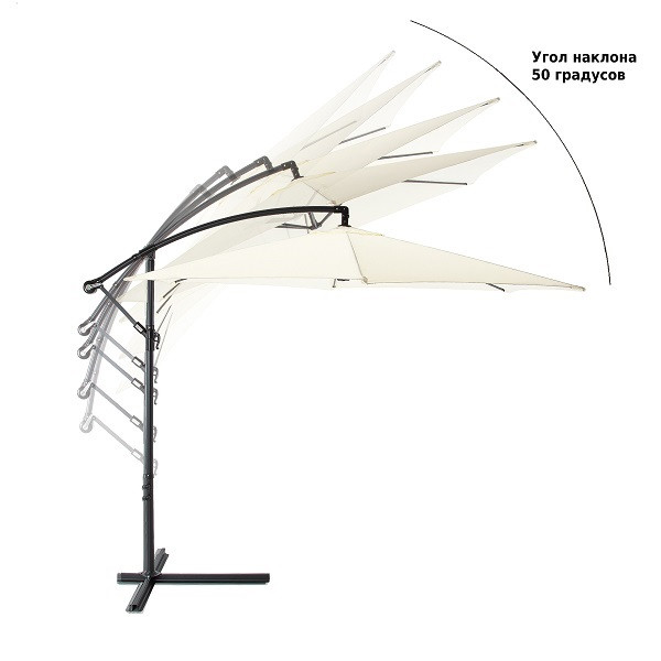 Зонт садовый (d=3 м) бежевый, 6001, Green Glade 