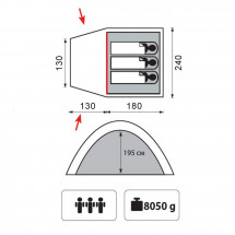 Палатка &amp;quot;Bell 3&amp;quot; v2, песочный цвет, Tramp